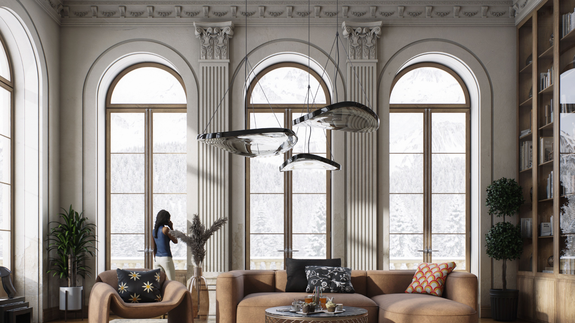 VLX 100 Arched / Custom Door in San Francisco, CA | Meridian Windows and Doors San Francisco - detail 2