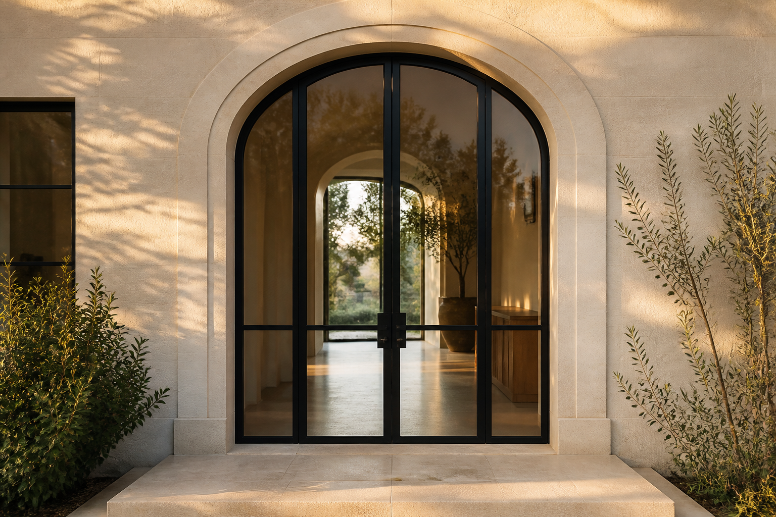 VLX 100 Arched / Custom Door in San Francisco, CA | Meridian Windows and Doors San Francisco - detail 3