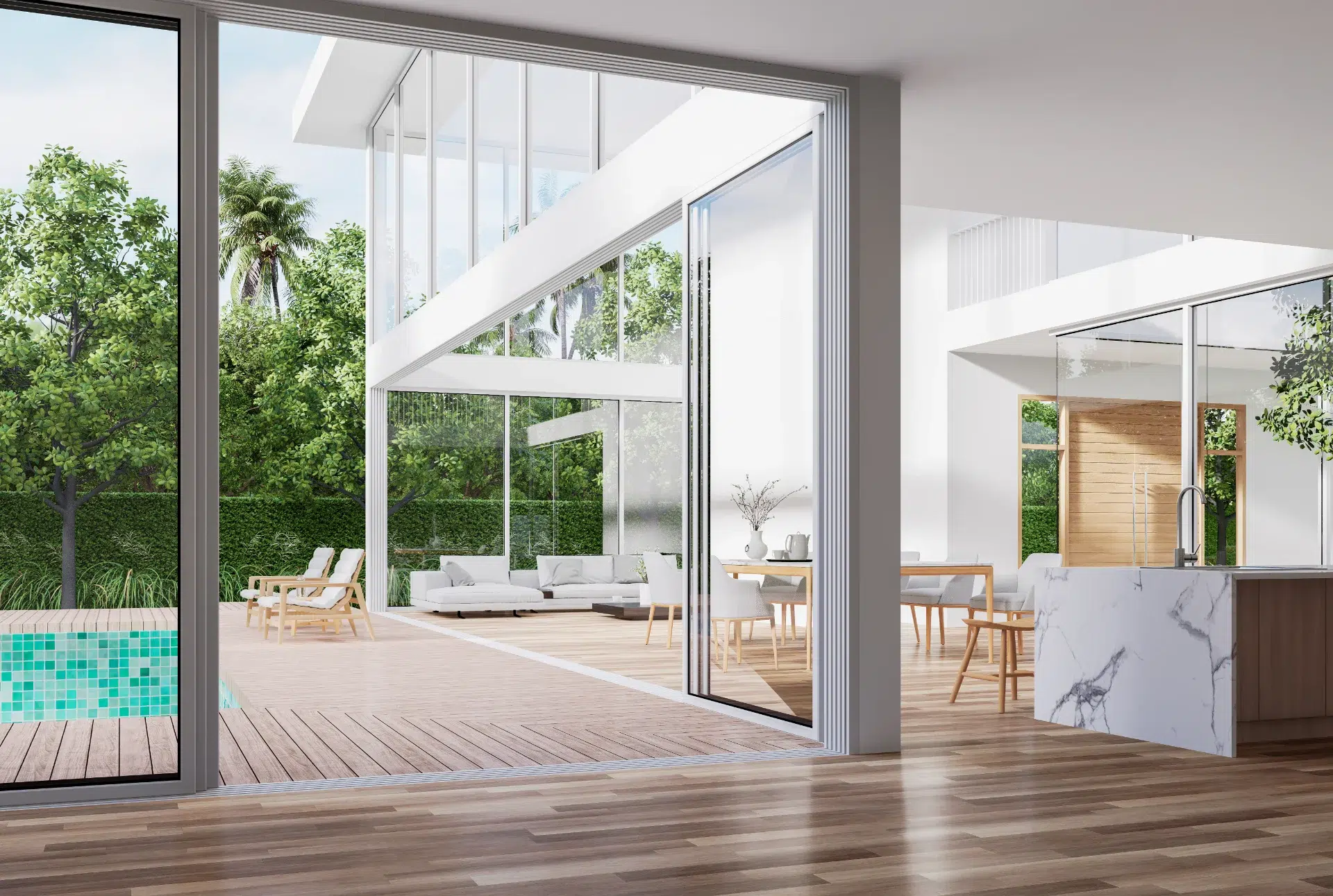 VLX 138 Panoramic Sliding Door in San Francisco, CA | Meridian Windows and Doors San Francisco - detail 1